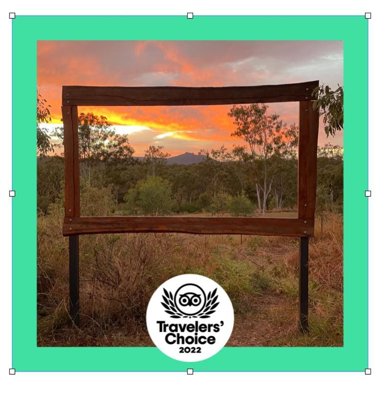 Mt Larcom Tourist Park Hotell Mount Larcom Eksteriør bilde